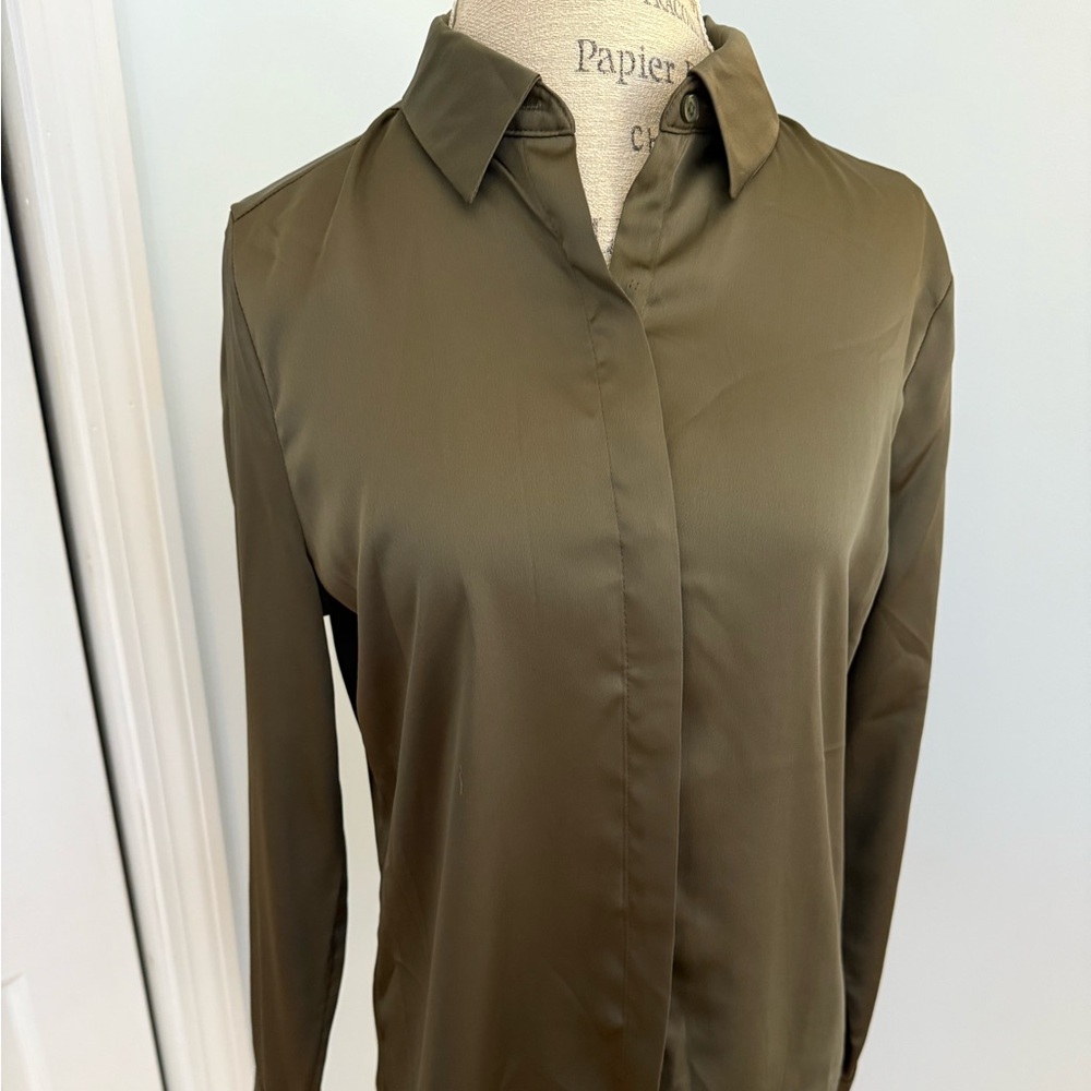 a new day Olive Button-Down Shirt